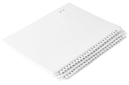 Exhibitindexes® Numbered Dividers 1-100 Punched - AVE Style Bold Tabs - Side Collated Exhibit Tabs - Made in The USA | Letter Size - 1-100 - Sets (Pack of 3) - size: 12"L x 9"W (Pack of 3)