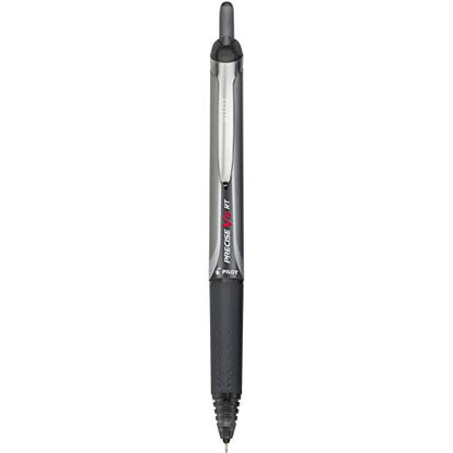 Pilot Precise V5 RT Refillable & Retractable Rollerball Pens, Extra Fine Point Pens 0.5 mm, Black, Pack of 6 - Ideal for School, Journaling & Office Writing - size: 6 Count (Pack of 1)
