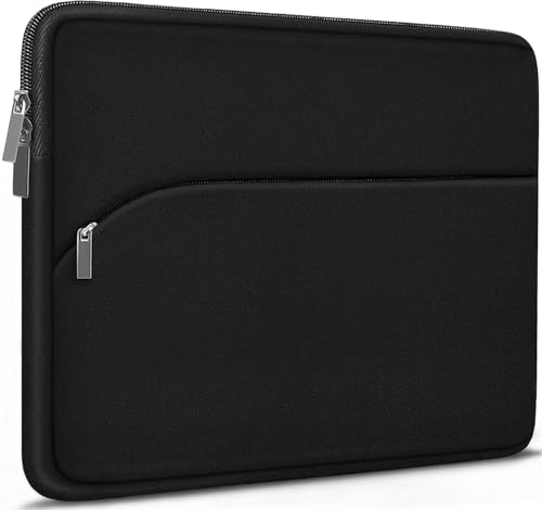 Laptop Sleeve 15 inch, Portable Monitor Protective Cover with Front Pocket, Laptop Case for 2023 MacBook Air 15 inch M2 A2941/Pro A1990 A1707, Computer Bag for HP ASUS Dell Acer Lenovo, Black - color: Black, size: 15 inch