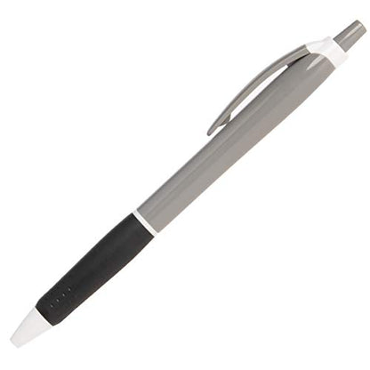 Simply Genius Retractable Ballpoint Pens - 100-Pack, Black Ink, Gray & Black, 1.0mm Medium Point - Bulk Pens for Office & School Supplies - Smooth Writing for Notebooks & Journals - color: Gray/Black