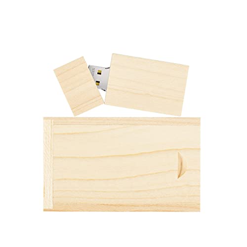 USB Flash Drive, 32GB Wooden USB2.0 High Speed USB Thumb Drives Memory Stick Pen Date Storage Stick Pendrive (Maple) - color: Maple, size: 32GB