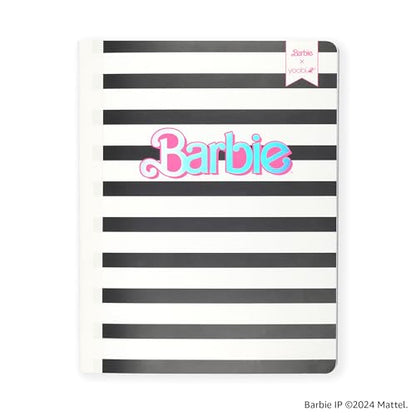 Yoobi Barbie X College Ruled Composition Notebook Set – 3-Pack of Kids 1 Subject Notebooks, Allover Print Designs – 100 Sheets Each, For School, Office & Home – 9.75” x 7.5” - color: Barbie - Composition, size: Pack of 3