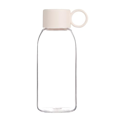 emoi 15oz Kids Water Bottle, Clear Reusable Leak Proof BPA-Free Water Bottles for Boys Girls Men Women Ideal Size for School Travel Hiking Gym Office Ideal for Daily Hydration/White - color: White, size: 15 Ounces