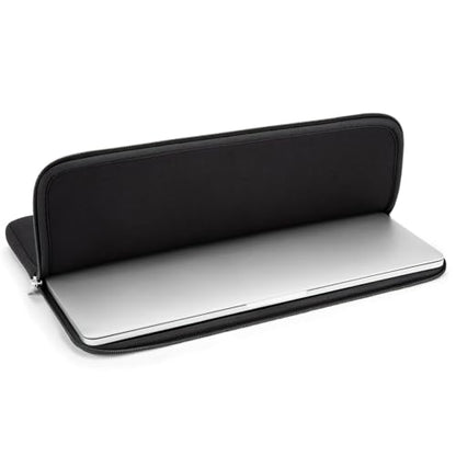 RAINYEAR 13 Inch Laptop Sleeve Compatible with 13.3" MacBook Air/Pro M1 M2 M3 M4 M5 A3449 A3240 A3113 A2681 A2338 Carrying Computer Bag Protective Cover Case (Black) - color: Black, size: 13"