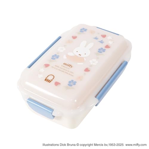 Kutsuwa MF950 British Garden Single Tier Bento Box, Sealed, 4-Point Closure, 16.9 fl oz (500 ml), Made in Japan - color: 1 tier lunch box