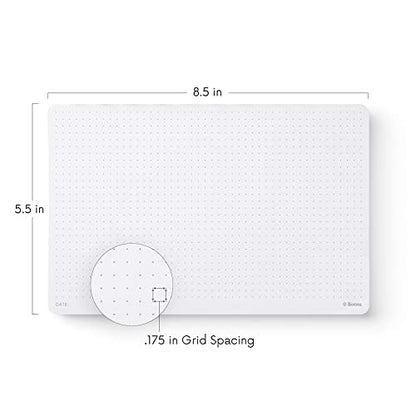 Notsu Dot Grid Desk Notepad, 2 Pack | Tear-Off Landscape Note Pad for Desk, Doubles as Mousepad | Premium Thick Dotted Paper, 50 Sheets, 5.5" x 8.5" - size: 5.5" x 8.5", style: Dot Grid