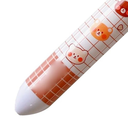 Multi-Color Gel Pen Set with Quick-Drying Ink, Push-Button Retractable Design, Writing Ballpoint Pens for Students & Office Use – Premium Plastic Body, Cute & Functional Stationery (Compatible with