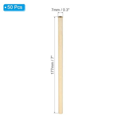PATIKIL Brown Round Pencils, 50 Pack HB Graphite Pencils Wood Pencils Double-Ended Pencil for Classroom Office Engineering Marking - style: Round