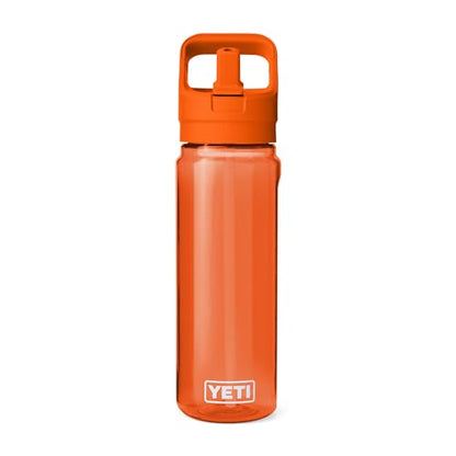 YETI Yonder 750 ml/25 oz Water Bottle with Yonder Straw Cap, King Crab - color: Orange, size: 25 Ounces