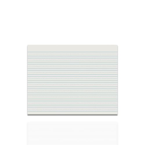 School Smart Skip-A-Line Ruled Writing Paper, 1/2 Inch Ruled Long Way, 11 x 8-1/2 Inches, Pack of 500,White - size: 11" x 8.5" - 1/2" Ruled