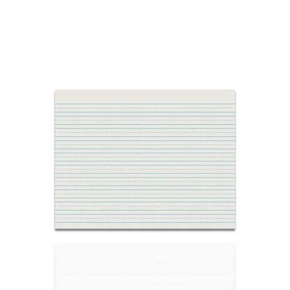 School Smart Skip-A-Line Ruled Writing Paper, 1/2 Inch Ruled Long Way, 11 x 8-1/2 Inches, Pack of 500,White - size: 11" x 8.5" - 1/2" Ruled