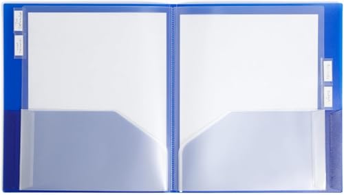 Smead 10-Pocket Organizer, Letter Size, 2 per Pack, 1 Each of Dark Blue and Teal (89204) - style: 2 per Pack (1 Pack)