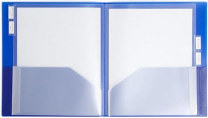 Smead 10-Pocket Organizer, Letter Size, 2 per Pack, 1 Each of Dark Blue and Teal (89204) - style: 2 per Pack (1 Pack)