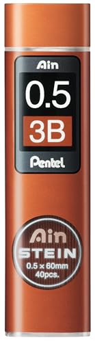 Pentel Mechanical Pencil Lead, Ain Stein, 0.5mm, 3B (C275-3B) - style: 3B