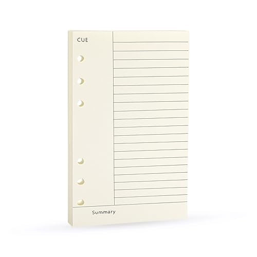 Spiral Notebook Refills, Refillable College Ruled Line A6 Planner Refill Paper for Compatible with Filofax/Personal Journal, 45sheets/90pages,Harphia(A6 3.74 x 6.77'',Cornell) - color: Cornell, size: A6