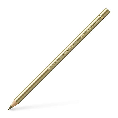 Faber-Castell Art & Graphic Polychromos Colour Pencil, (250), Gold, for Art, Craft, Drawing, Sketching, Home, School, University, Colouring - color: Gold