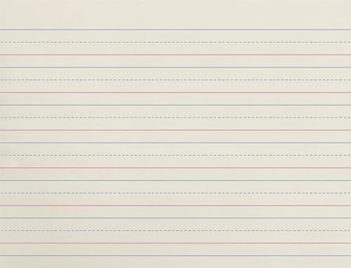 School Smart Zaner-Bloser Writing Paper, Handwriting Practice Lined Paper, Grade 2 Learning, 3/4 Inch Rule, 10-1/2 x 8 Inches, 500 Sheets - size: 10.5" x 8", style: 3/4 Inch Ruled
