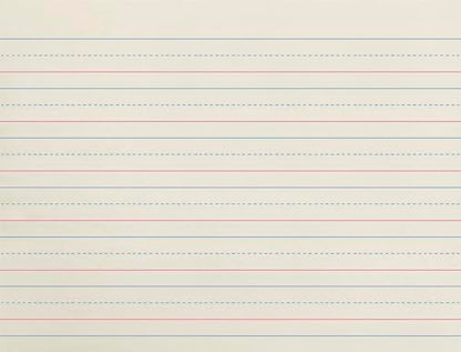 School Smart Zaner-Bloser Writing Paper, Handwriting Practice Lined Paper, Grade 2 Learning, 3/4 Inch Rule, 10-1/2 x 8 Inches, 500 Sheets - size: 10.5" x 8", style: 3/4 Inch Ruled
