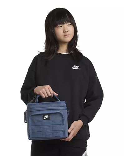 Nike Insulated Lunch Bag with Adjustable Shoulder Strap – Diffused Blue - One Size - color: Diffused Blue