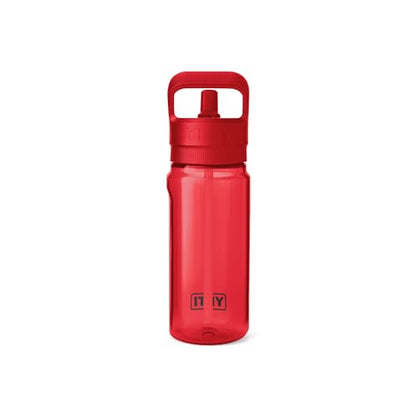 YETI Yonder 600 ml/20 oz Water Bottle with Yonder Straw Cap, Rescue Red - color: Rescue Red, size: 20 Ounces
