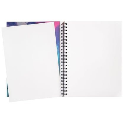 UCreate Fashion Poly Sketch Book, Watercolor Splash, 9" x 12", 1 Count - style: Watercolor Splash; 9" x 12"