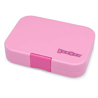 Yumbox Original Leakproof Bento Box, 6 Compartments, Power Pink | Built-In Dip Well | Easy-Open Single Latch | Removable Tritan Tray | Fits Most Lunch Bags | Dishwasher-Safe Tray - color: Power Pink Paris