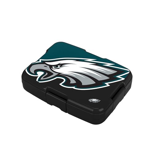 FOCO NFL Unisex-Adult Officially Licensed 2-Tone Big Logo Team Color Football Leak Proof 5 Compartment Bento Lunch Box - Philadelphia Eagles - color: Philadelphia Eagles