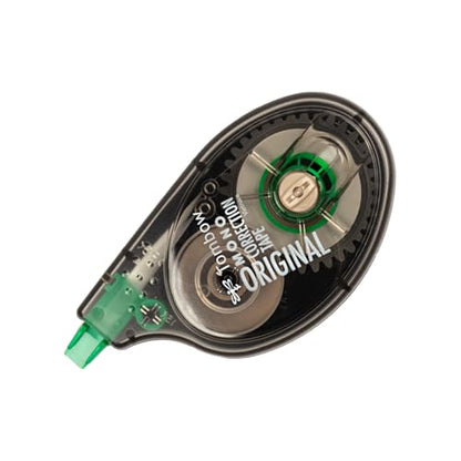 Tombow 68627 MONO Correction Tape, Non-refillable, White, 1/6" x 394", 2 Count (Pack of 1) - size: 2 Count (Pack of 1)