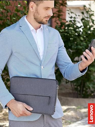 Lenovo Urban Laptop Sleeve 13 Inch for Laptop/ Notebook/Tablet Compatible with MacBook Air/Pro Water Resistant - Charcoal Grey - size: 13 inch