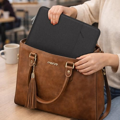 MOSISO Laptop Case 13.3 inch, 13-13.3 inch Laptop Sleeve Compatible with MacBook Air/Pro 13/Pro 14 M5 M4 M3 M2 M1, HP Dell ASUS Lenovo,Polyester Vertical Computer Sleeve Bag with Pocket, Black - color: Black, size: 13.3 inch
