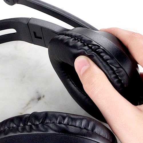 Bulk Headphones for Classroom with Microphone, Heavy-Duty School Pack Wired Headphones for Students with Rotating Boom Mic. Teacher Must Haves from Elementary to College (12 Pack Black) - color: 12 Pack Black