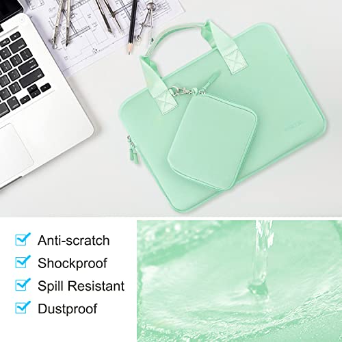 Hseok Laptop Sleeve 14 inch Case with Small Case, Compatible with MacBook Neo 14, MacBook Pro 14 M5/M4/M3/M2/M1, XPS 14 and Most 14 inch Notebooks, Neoprene Computer Handbag,L01U01 - color: L01u01, size: 14"