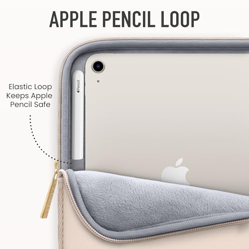 Vandel Slim & Protective Tablet Sleeve for 9-11 inch iPads A16, 11" iPad Pro, 10.9" iPad,10.2" iPad, 10.9" iPad Air, 11 Inch Samsung Galaxy Tab A9+, Bag Fits Magic Keyboard - color: d. Sand, size: 9-11 Inch Tablet
