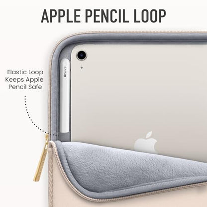 Vandel Slim & Protective Tablet Sleeve for 9-11 inch iPads A16, 11" iPad Pro, 10.9" iPad,10.2" iPad, 10.9" iPad Air, 11 Inch Samsung Galaxy Tab A9+, Bag Fits Magic Keyboard - color: d. Sand, size: 9-11 Inch Tablet
