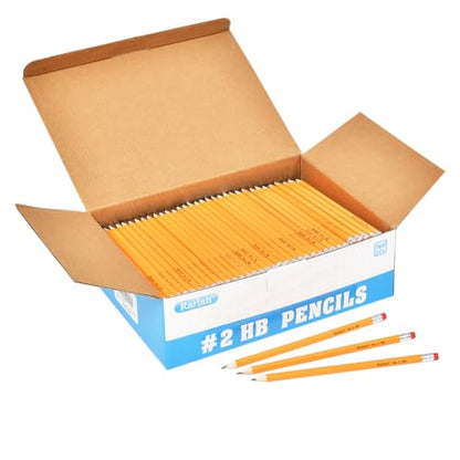 Rarlan Wood-Cased #2 HB Pencils, Pre-sharpened, 360 Count Bulk Pack | Classroom Pencils with Erasers for School and Teacher Supplies, Writing, Drawing and Sketching, Back to School