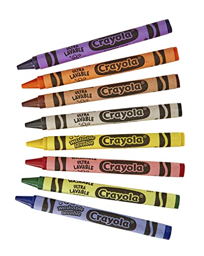 Crayola Ultra Clean Washable Color Max Crayons, Standard Size, Set of 24