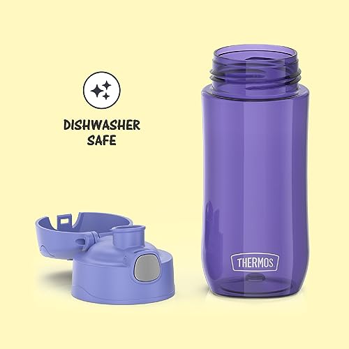 THERMOS FUNTAINER 16 Ounce Plastic Hydration Bottle with Spout, Lavender - color: Lavender