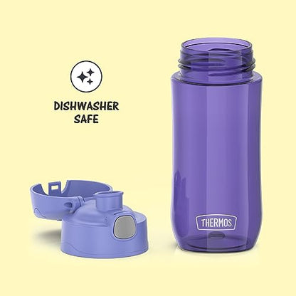 THERMOS FUNTAINER 16 Ounce Plastic Hydration Bottle with Spout, Lavender - color: Lavender