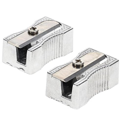 Pro Art Single Sharpener 2pc, Pencil Sharpener, Colored Pencil Sharpener Manual, Magnesium Sharpener, Manual Sharpeners Heavy Duty