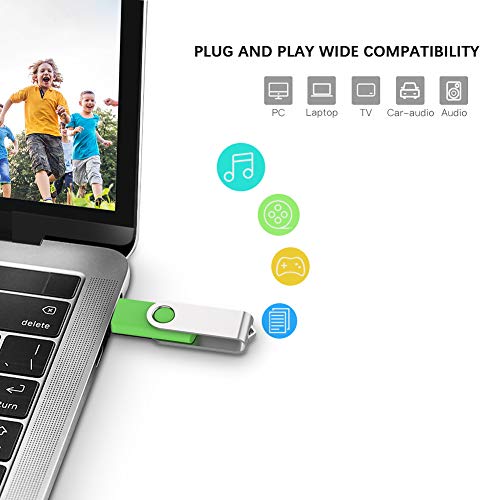 KEXIN 64GB USB Flash Drives 10 Pack - Thumb Drive USB Stick Jump Drive USB 2.0 - color: Colorful, size: 64G