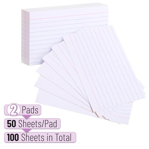 Mr. Pen- Lined Index Cards, 3x5, 100 Cards, Flash Cards, Note Cards | Index Card - size: 100 Cards