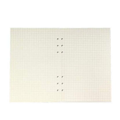 Grid Square Spiral Notebook Refill,A5 Planner Inserts 6 Ring Binder Refill, for Filofax, 90 pages double sided printed, Harphia(A5 5.59 x 8.27'',Gridsquare) - color: Grid Square, size: A5