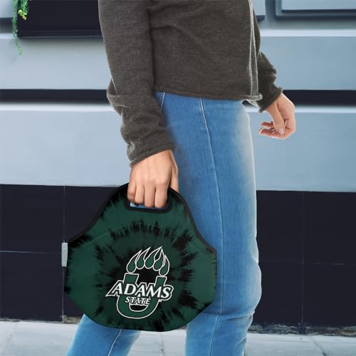 Campus Lab Adams State University Tie-Dye Soft Neoprene Lunch Bag, School - color: Adams State University ASU Grizzlies
