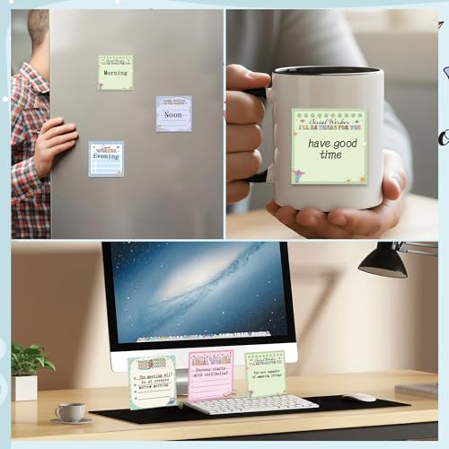 Social Worker Sticky Notes Gifts, 9 Pack Social Worker Appreciation Notepads 3x3 Inches, Social Work Writing Memo Pads School Office Supplies Gifts for Women Men (450 Sheets) - style: Social Worker