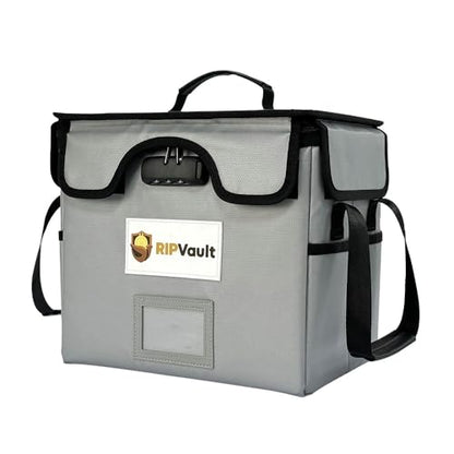 End of Life Organization System - Fireproof Storage Box for Important Documents - Estate Planning Tool with Pre-labeled File Organizer Folders | All-in-one Solution - Rated Up to 1200°F