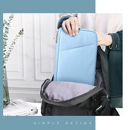 TiMOVO 9-11" Tablet Sleeve Bag for iPad 11-inch A16 2025, iPad 10.9"/10.2"| Air 11 Inch/5th/4th Gen. 10.9", Galaxy Tab A9+/A11Plus 11", Protective Bag with Pocket, Light Blue - color: Light Blue, size: 9-11 Inch