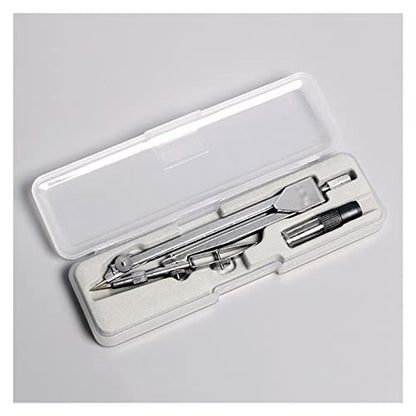 BABETT Drawing Compass Drafting Tools Mathematical Geometry Compass Professional Drawing Tools Student School Stationery Exam Tool Metal Compass Collection Math Ruler Kit (Size : A) - size: A