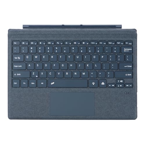 Type Cover for Microsoft Surface Pro 7+ / Pro 7/6 / 5/4 / 3, 12.3 inch, Ultra-Slim Wireless Bluetooth Tablet Keyboard with Multi Touchpad (Sapphire) - color: Sapphire