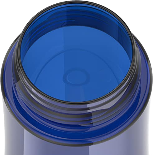 THERMOS FUNTAINER 16 Ounce Plastic Hydration Bottle with Spout, Blueberry - color: Blueberry