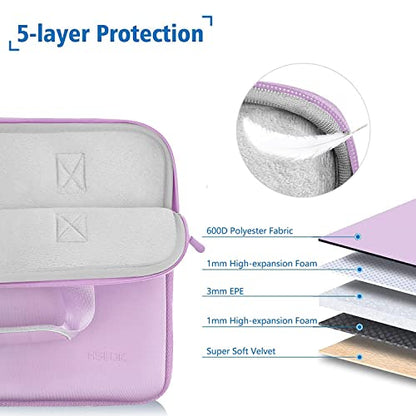 11.6 12.9 13 inch Elastic Laptop Sleeve with Small Case Compatible with 13 inch MacBook Neo Air Pro M5/M4/M3/M2/M1, iPad 13 12.9, XPS 13 and Most 11.6 12.9 13 inch Notebooks Tablets,L02P01 - color: L02p01, size: 11.6"-13"